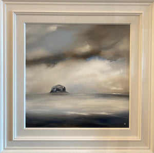 Original Prevailing light on Bass Rock by Gill Knight