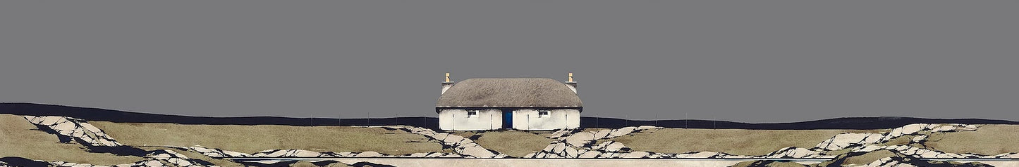 Uist Thatched Cottage by Ron Lawson
