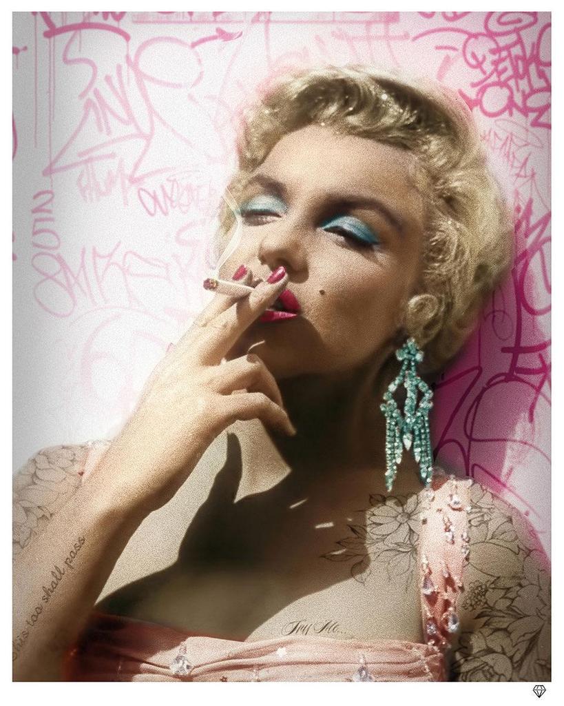 Smoking Gun - Marilyn Monroe (Colour) by JJ Adams