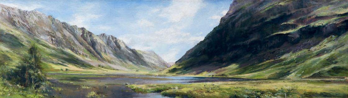 Summer Reflections, Pass Of Glencoe by Fiona Haldane
